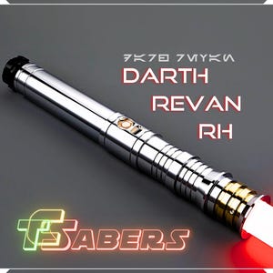 Darth Revan's RH Lightsaber Neopixel or RGB, Metal Hilt w/ Custom Blade, Star Wars (XenoPixel V3, Proffie 2.2, or RGB)