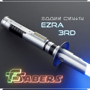 Ezra Bridger 3te Lichtschwert Neopixel oder RGB, Ahsoka, mit Custom Klinge & Hartschalenkoffer, Star Wars (XenoPixel V3, Proffie 2.2, oder RGB)