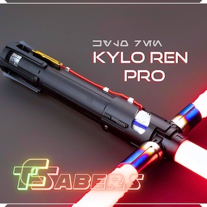 Kylo Ren Pro Lightsaber Neopixel oder RGB, mit Custom Klinge & Hard Case, Star Wars (XenoPixel V3, Proffie 2.2, oder RGB)