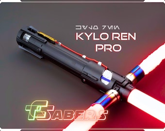 Kylo Ren Pro Lightsaber Neopixel oder RGB, mit Custom Klinge & Hard Case, Star Wars (XenoPixel V3, Proffie 2.2, oder RGB)