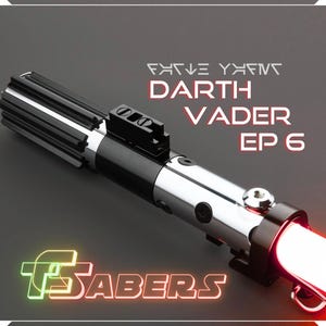 Darth Vader&#39;s EP6 ROTJ Lichtschwert Neopixel oder RGB, mit Custom Klinge & Hardcase, Star Wars (XenoPixel V3, Proffie 2.2, oder RGB)