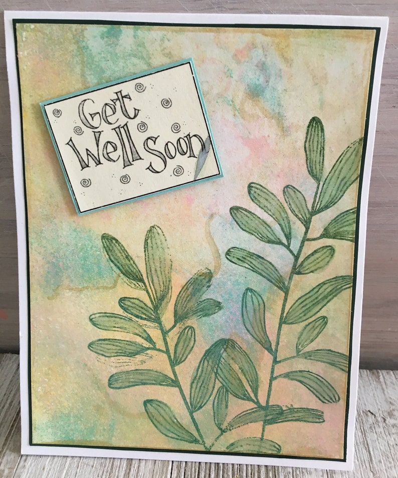 Get Well Soon Handmade Greeting Card
