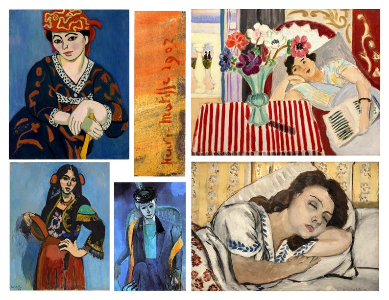Henri Matisse Ephemera 7 Pages of Vintage Images for Junk Journals and ...
