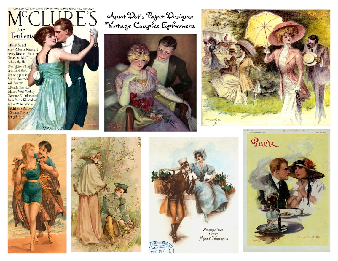 Vintage Couples 8 Pages Of Digital Images For Papercrafts Etsy vintage-couples-8-pages-of-digital-images-for-papercrafts-etsy