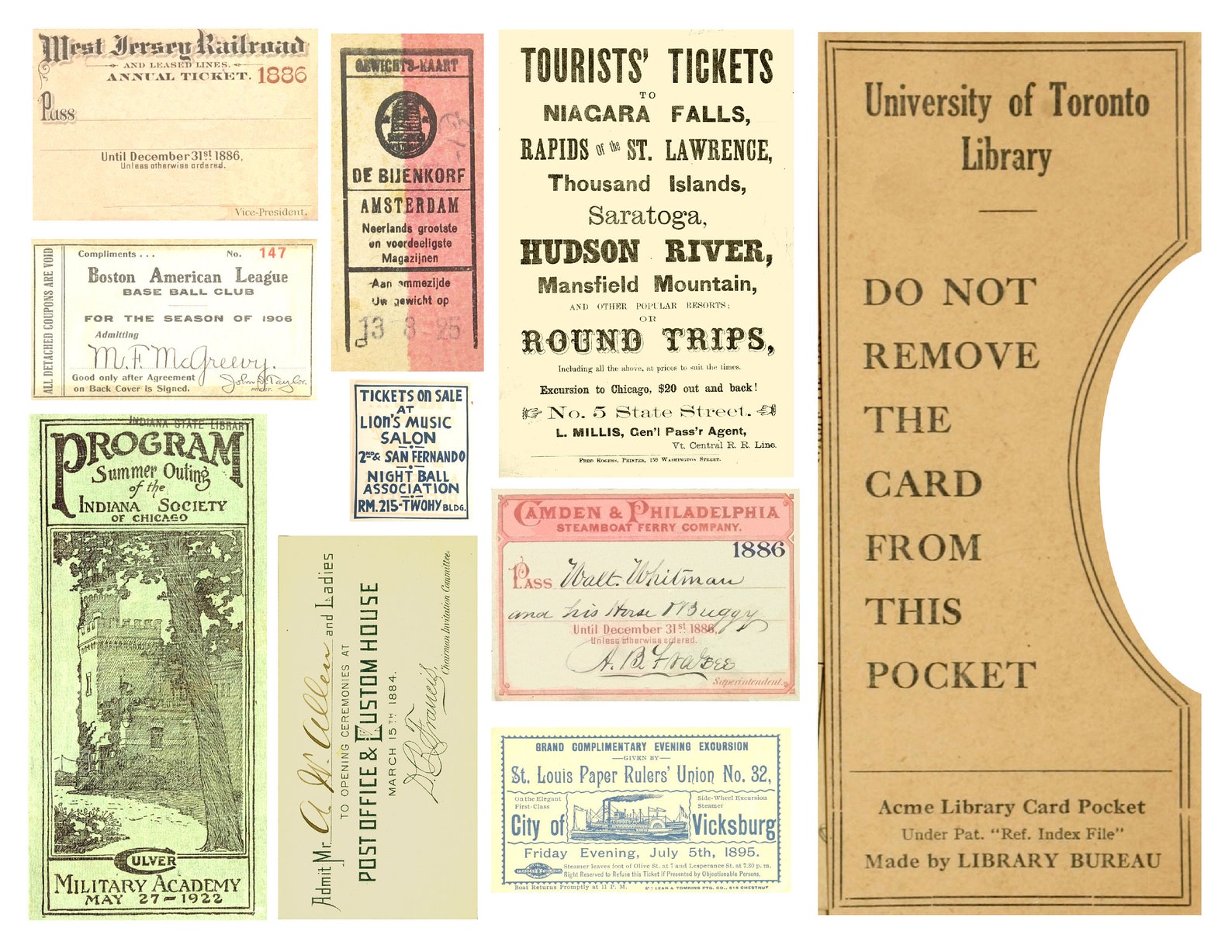 Ticket Images: Vintage Ephemera for Papercrafts (digital Download) - Etsy