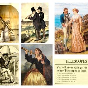 Optische Instrumente Ephemera 10 Seiten Vintage Bilder für Junk Journals, Journals, Kartenherstellung, Kunstprojekte und mehr