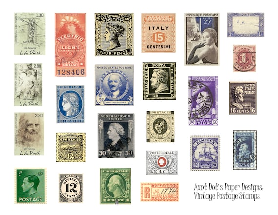 Vintage Postage Stamps