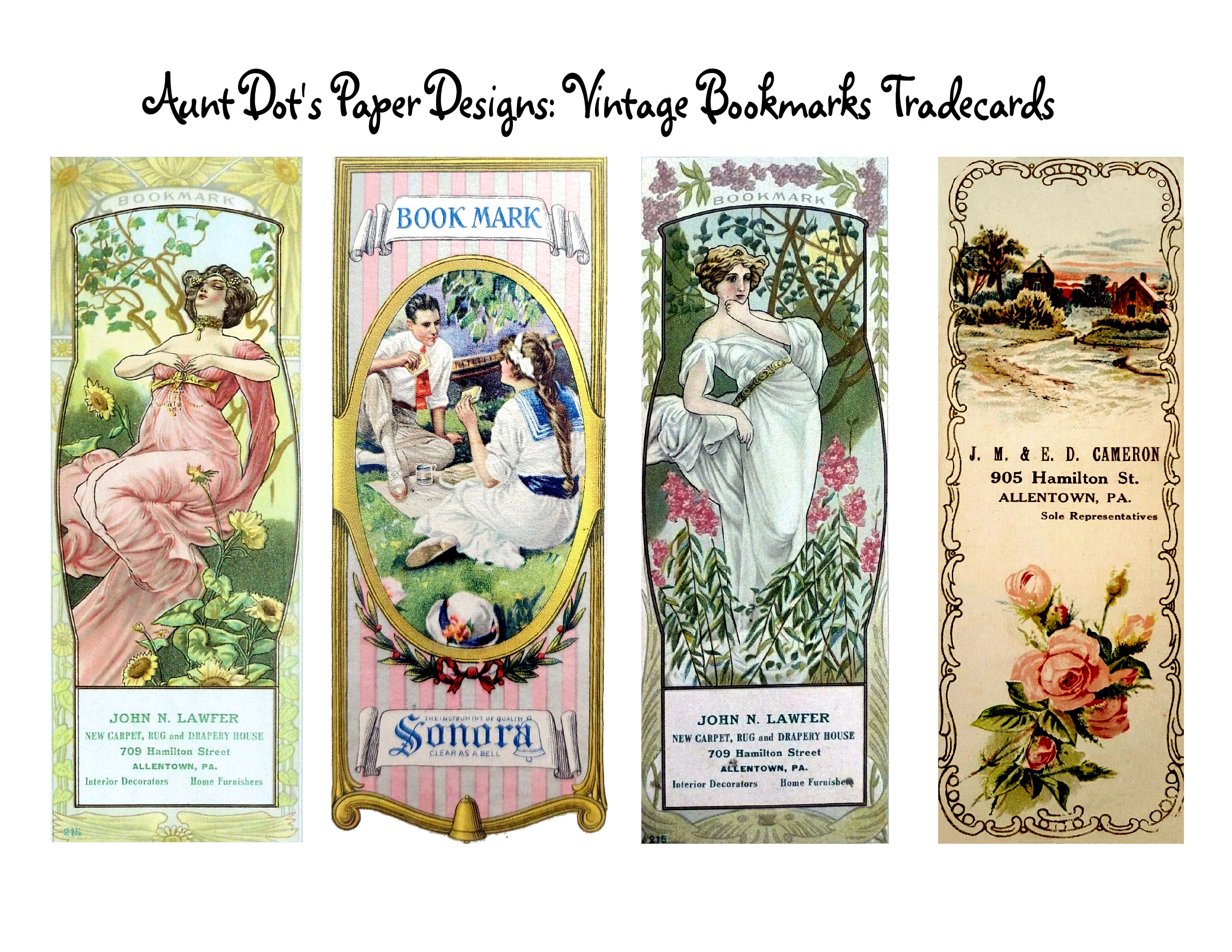 ヴィンテージブックマーク Vintage Bookmark - Etsy