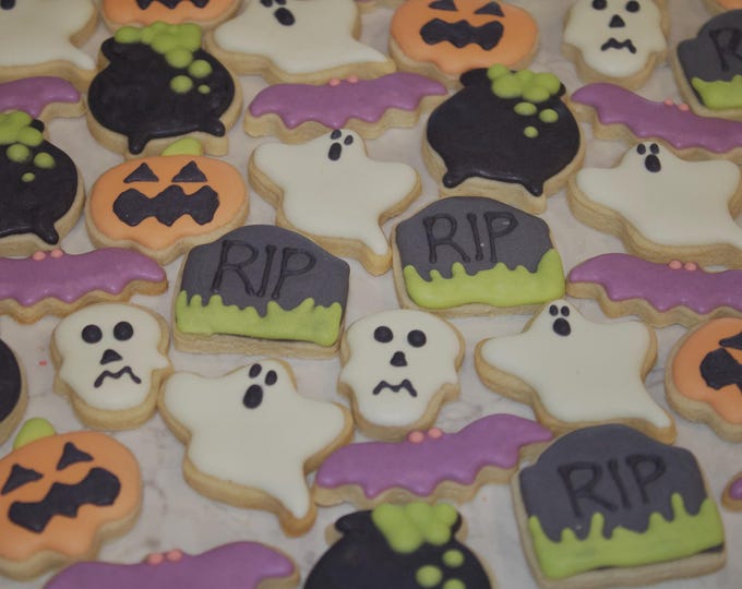 Halloween Assorted Bite Size Cookies 18 ct