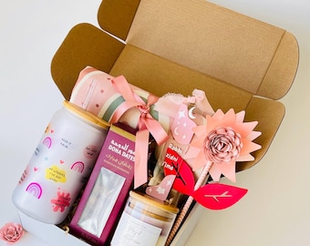 Eid Gift Box for Her – Islamic Tote, Candle, Tumbler, Bookmark
