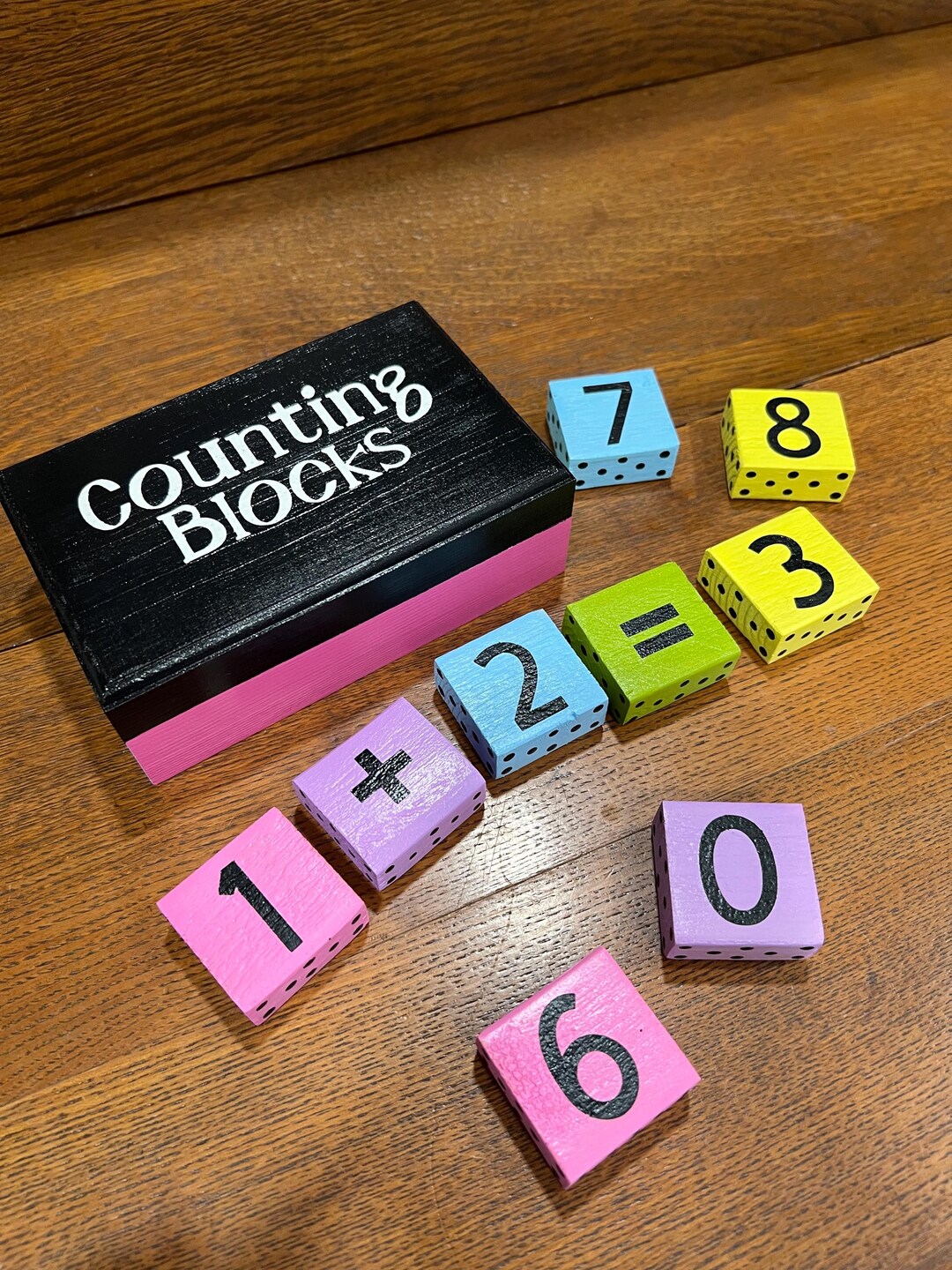 Wood Counting Block - Etsy