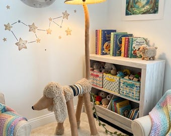 Handmade Poodle Lamp: Whimsical Dog Accent Light