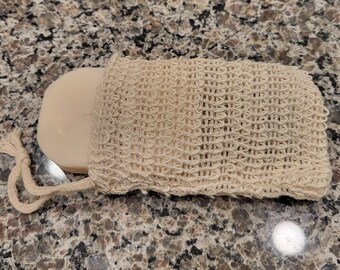 Sisal Seife Beutel - Seife Peeling - Handgemachter Seifensäckchen