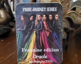 Pride Journey Feminine Edition Oracle Deck | LGBTQ+ Empowerment Cards | Self Love, Healing & Feminine Energy Oracle