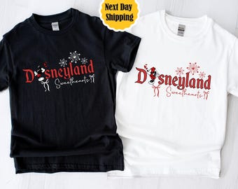 Couple Matching Disney T-Shirt, Sweethearts Disney Tee, Disney Valentines Couple Shirt, Disney Honeymoon, Disneyland Valentines