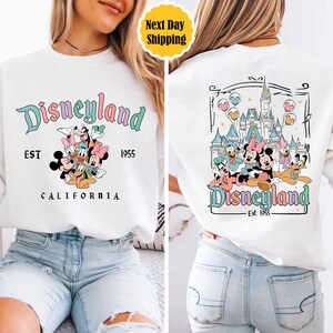 Disneyland Est. 1955 Sweatshirt, Disneyland Sweatshirt, Disneyland California Sweatshirt, Mickey And Friends Sweatshirt, Disney Trip Sweater