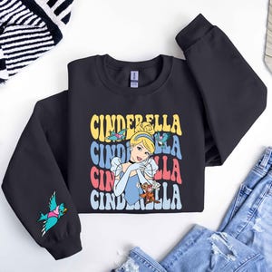 Personalization Princess Elsa Sweatshirt, Disney Girls Trip Sweatshirt, Birthday Girl Gift, Frozen Sweatshirt, Winter Princess Sweatshirt
