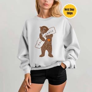 California Bear Sweatshirt, California Strong Sweatshirt, Support LA Firefighters Sweatshirt, LA Resilience Sweater, California Support gift