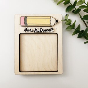 Personalized Teacher's Gift Note Pad Holder Customized Gift Monogrammed ...