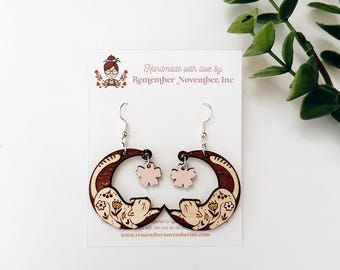 Crescent Cat Earrings