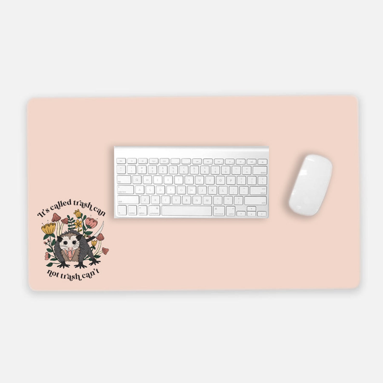 Possum Desk Mat Computer Desk Mat Large Decorative Desk Mat Etsy