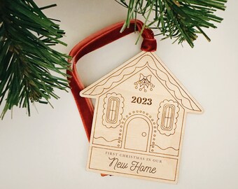 First home ornament, First Christmas in our new home ornament, new house ornament, moving ornament, housewarming, first Christmas ornament