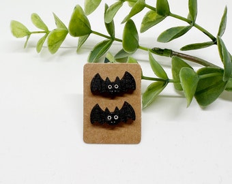 Halloween Bat Earring Studs