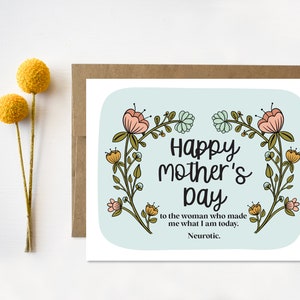 Funny Mother&#39;s Day Card, Mother&#39;s Day Gift