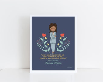 Kamala Harris Art Print- Frame NOT included