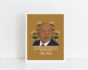 John Lewis Art Print- Frame NOT included
