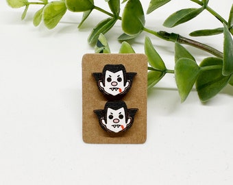 Halloween Vampire Earring Studs