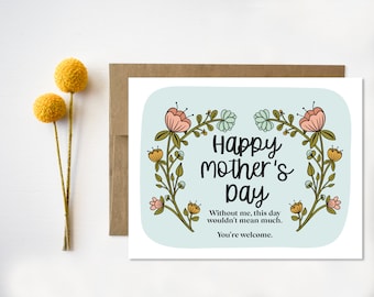 Funny Mother's Day Card