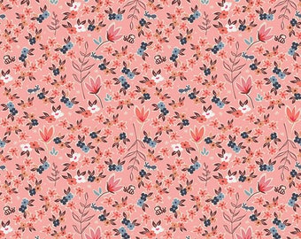 Charleston Collection, Garden of Dreams in Rose, Art Gallery Fabric Choose your cut, Cotton Quilt Fabric