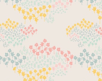Tessuto in cotone Art Gallery Flutterby Flowers, collezione Daydream, scegli il tuo taglio