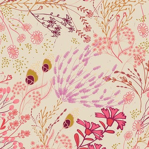Tissu pour galerie d'art La Vie en Rose, Meadow One Choisissez votre coupe, Tissu de courtepointe en coton