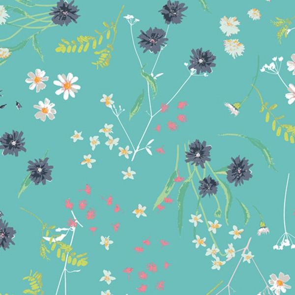 Blossom Swale Calm, Lavish Collection Art Gallery Fabric