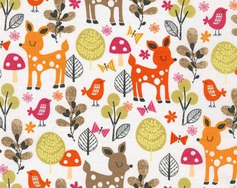 Acorn Forest Sweet Robert Kaufman Fabric, Choose your cut