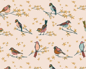 Art Gallery Quilt Fabric Gloria Collection by Maureen Cracknell, The Dawn Chorus Choose your cut