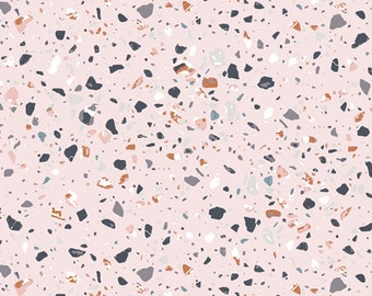 Art Gallery Fabric Twenty Collection, Terrazzo Opal Cotton Quilting Fabric