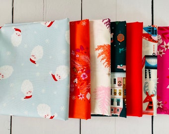 Curated Bundle, Christmas in the City, Art Gallery Fabric