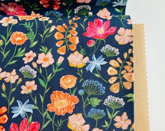The Flower Fields, Wild Majestic Art Gallery Quilt Fabric, Choose your cut