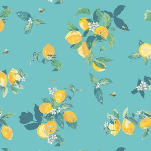 Limoni per Granita, Capri Collection by Katarina Roccella Art Gallery Fabric