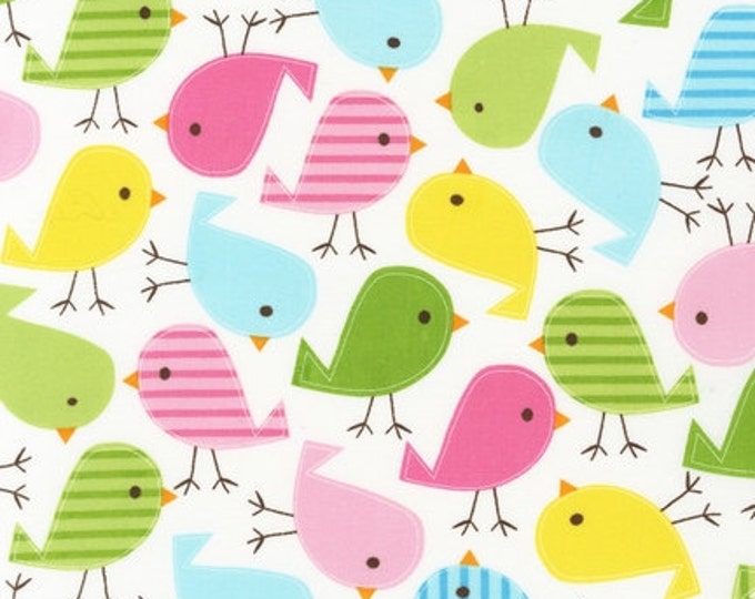 Robert Kaufman Fabric Urban Zoologie Birds Spring Ann Kelle 1 Etsy