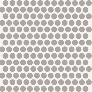 May include: A white background with a repeating pattern of gray circles.