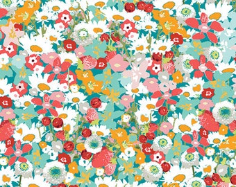 Flowered Medley, Lavish Collection Art Gallery Cotton Quilt Fabric