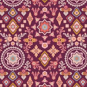 Aloha Spirit Rosewood Fusions Collection Art Gallery Quilt Fabric