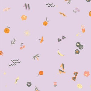 Tangerine Collection, Retro Summer TAN69910 Art Gallery Fabric, Cotton Quilt Fabric