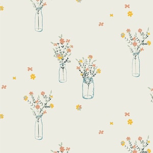 Art Gallery Cotton Fabric Shine On, Picking Wildflowers Choose your cut