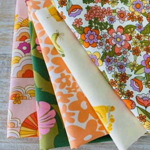 Curated Bundle, 5 Half Yard Cuts, Flower Bloom Collection Art Gallery Fabric image 3