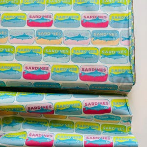 Costeira Mar de Sardinhas Cotton Quilt Fabric, Art Gallery Fabric COS77306